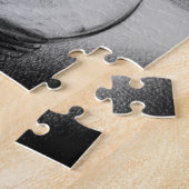 Tijd/glazen handen Potlood Tekening Surreale kunst Legpuzzel (Zijkant)