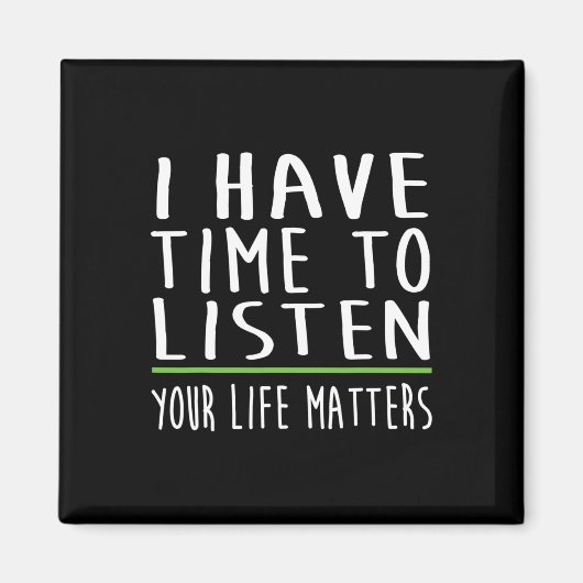 Tijd hebben om te luisteren naar stigma over menta magneet (Voorkant)