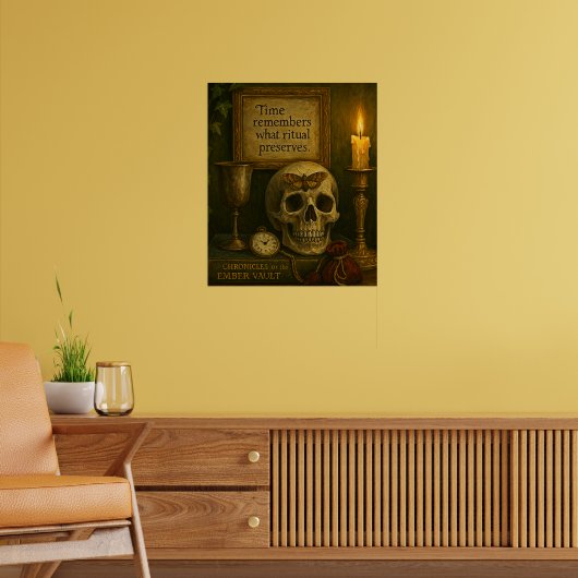 Tijd Herinnert Poster (Woonkamer 2)