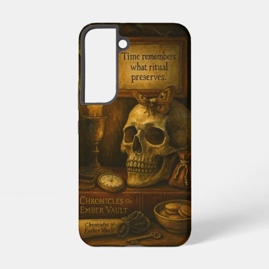 Tijd herinnert samsung galaxy hoesje (Achterkant)