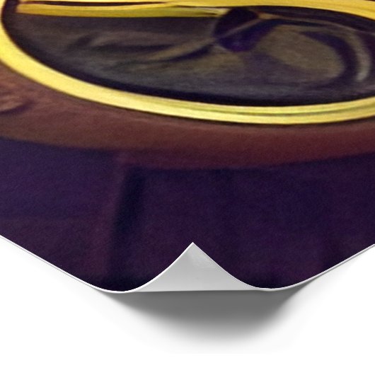 Tijd houdt beweging poster (Hoek)