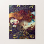 Tijd houdt beweging van door AI gegenereerde kunst Legpuzzel (Verticaal)