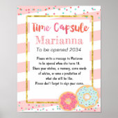 Tijd in de donut Capsule, eerste geboorte Poster (Voorkant)