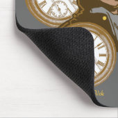 Tijd in Mousepad Muismat (Hoek)