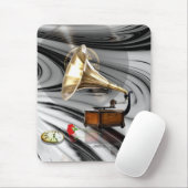 Tijd in Retro Muismat (Met muis)