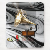 Tijd in Retro Muismat (Voorkant)