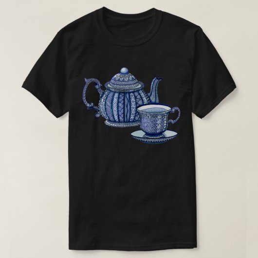 Tijd in thee 60 1 t-shirt (Design voorkant)