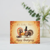 Tijd in Turkije Briefkaart (Staand voorkant)