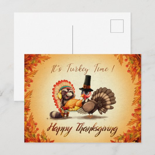 Tijd in Turkije Briefkaart (Voorkant / Achterkant)