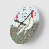 Tijd in Turkije Ronde Klok (Hoek)