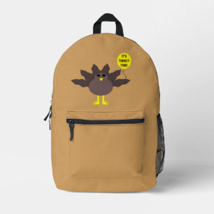 Tijd in Turkije - Thanksgiving Bedrukte Rugzak