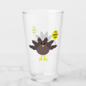 Tijd in Turkije - Thanksgiving Glas (Achterkant)