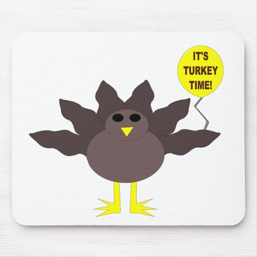 Tijd in Turkije Thanksgiving Mousepad Muismat (Voorkant)