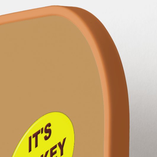 Tijd in Turkije - Thanksgiving Pickleball Paddle (Links Detail)