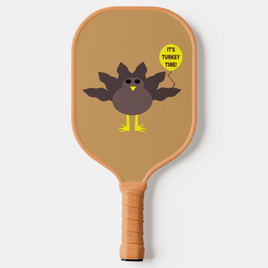 Tijd in Turkije - Thanksgiving Pickleball Paddle (Achterkant)
