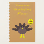 Tijd in Turkije - Thanksgiving Planner (Voorkant)