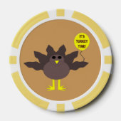 Tijd in Turkije - Thanksgiving Poker Chips (Voorkant)