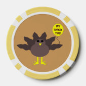 Tijd in Turkije - Thanksgiving Poker Chips (Achterkant)