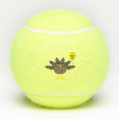 Tijd in Turkije - Thanksgiving Tennisballen (Achterkant)
