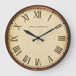 Tijd is duur grote klok