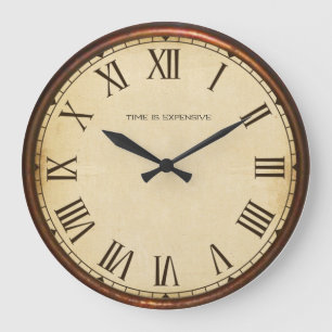 Tijd is duur grote klok