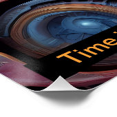 Tijd is een cirkel, en wijsheid is het centrum van perfect poster (Hoek)