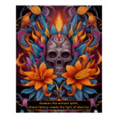 Tijd is een cirkel, en wijsheid is het centrum van perfect poster (Voorkant)