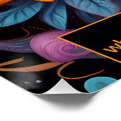 Tijd is een cirkel, en wijsheid is het centrum van perfect poster (Hoek)