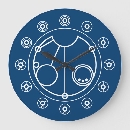 Tijd is een illusie grote klok (Voorkant)