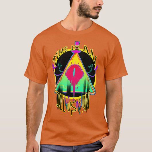 TIJD IS EEN ILLUSIE T-SHIRT (Voorkant)