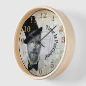 Tijd is een kostbare wandklok! (Hoek)