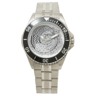 Tijd is een Mobius Twist Horloge