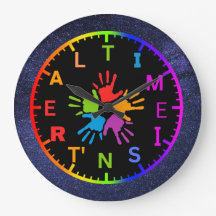 Tijd is geen echte psychedelische klok/starry gren