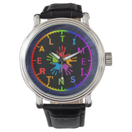 Tijd is geen echte psychedelische/starry grens horloge