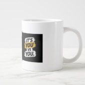 "Tijd is geld: besteed het verstandig, Wesly" Grote Koffiekop (Rechts)