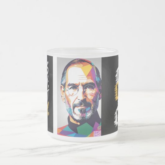 "Tijd is geld: besteed het verstandig, Wesly" Matglas Koffiemok (Center)