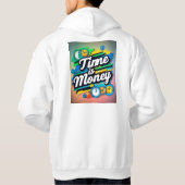 Tijd is geld hoodie (Achterkant)