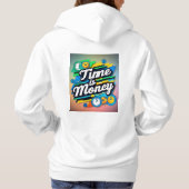 Tijd is geld hoodie (Achterkant)
