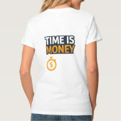 Tijd is Geld – Hustle Mindset T-Shirt | Ondernemer (Achterkant)