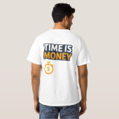 Tijd is Geld – Hustle Mindset T-Shirt | Ondernemer (Achterkant volledig)
