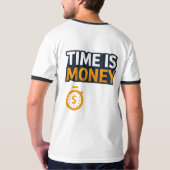 Tijd is Geld – Hustle Mindset T-Shirt | Ondernemer (Achterkant volledig)