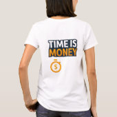 Tijd is Geld – Hustle Mindset T-Shirt | Ondernemer (Achterkant)