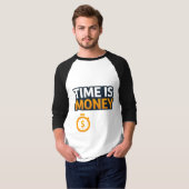 Tijd is Geld – Hustle Mindset T-Shirt | Ondernemer (Voorkant volledig)