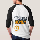 Tijd is Geld – Hustle Mindset T-Shirt | Ondernemer (Achterkant)