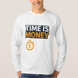 Tijd is Geld – Hustle Mindset T-Shirt | Ondernemer