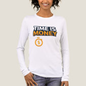 Tijd is Geld – Hustle Mindset T-Shirt | Ondernemer (Voorkant volledig)