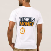Tijd is Geld – Hustle Mindset T-Shirt | Ondernemer (Achterkant)