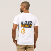 Tijd is Geld – Hustle Mindset T-Shirt | Ondernemer (Achterkant volledig)