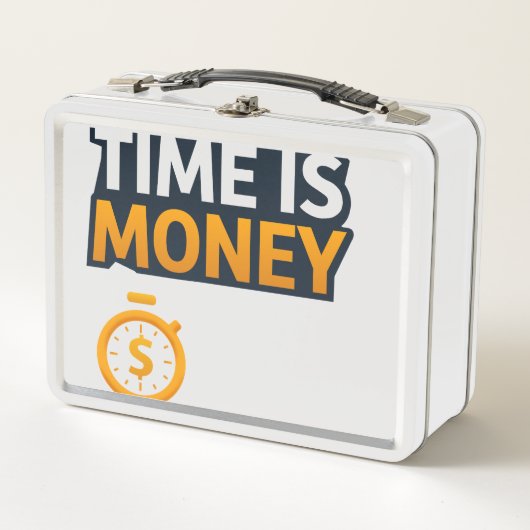 Tijd is Geld – Hustle Mindset T-Shirt | Ondernemer (Voorkant)