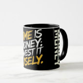 "Tijd is geld" is een krachtige metafoor die benad Mok (Voorkant rechts)